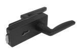 LOCK üvegajtókhoz MP UNIQUE R8 ERBA fogantyúval - PZ (BS - Matt fekete) - MP BS (matt fekete)