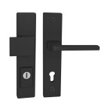 Biztonsági szerelvények MP TI - FORTE PLUS 3214/SUPRA 3097 - SH (ajtóvastagság 104-110 mm) BS - Fekete matt - MP BS (matt fekete)