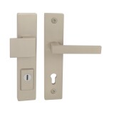 Biztonsági szerelvények MP TI - FORTE PLUS 3214/SQUARE 2275 - SH (ajtóvastagság 104-110 mm) NP - Nikkelgyöngy - MP NP (nikkelgyöngy)