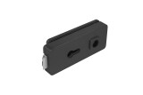 Üvegajtó LOCK UNIQUE R8 - PZ (BS - matt fekete) - MP BS (matt fekete)