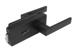 LOCK üvegajtókhoz MP UNIQUE R8 PINA fogantyúval - PZ (BS - Matt fekete) - MP BS (matt fekete)