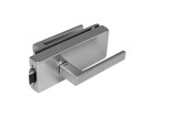 MP üveg LOCK fogantyúval SONIA 4014 - lyuk nélkül (OCS - szálcsiszolt króm) - MP OCS (szálcsiszolt króm)