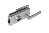 MP üveg LOCK fogantyúval SONIA 4015 - PZ (OCS - szálcsiszolt króm) - MP OCS (szálcsiszolt króm)