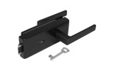 MP üveg LOCK fogantyúval SONIA 4025 - BB (BS - Matt fekete) - MP BS (matt fekete)