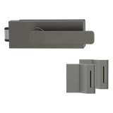 MP GK GLASS LOCK - PURISTO S MINIMÁLIS MODERN fogantyúval - UV (zsanérokkal együtt) - Kasmír szürke - MP kasmír szürke