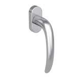 Kilincs euro ablakokhoz MP GK - DK - ULMER - R (BN - Szálcsiszolt rozsdamentes acél) - MP BN (szálcsiszolt rozsdamentes acél)