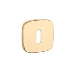 Ajtórozetta MP AS - QR 7S (OLV - Polírozott lakkozott sárgaréz) - MP OLV (polírozott és lakkozott sárgaréz)