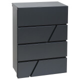 Postaláda RICHTER BK.524.AM (matt antracit) - RICHTER antracit matt