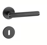 Ajtószerelvények MP Kerria - R 7S (BS - Matt fekete) - MP BS (matt fekete)