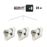 3 darabos Richter EURO XCOLOR hengerbetét készlet, ZÖLD SZETT