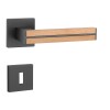 Ajtóvasalat MP AS - IMPERATA - HR 7S (BS - Matt fekete / tölgyfa)