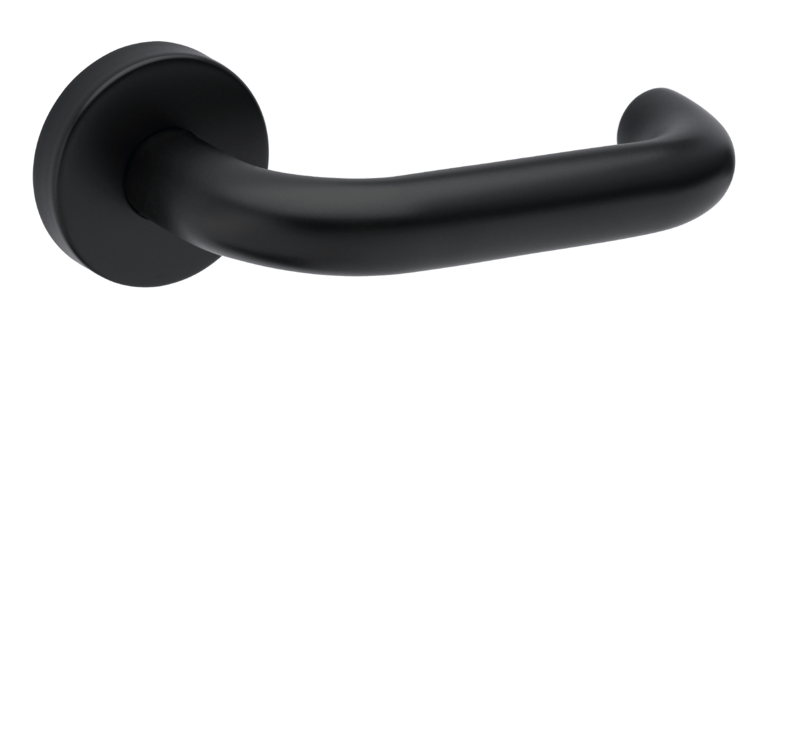 Ajtóvasalat MP TI - COSLAN - R 2000 (BS - Matt fekete)