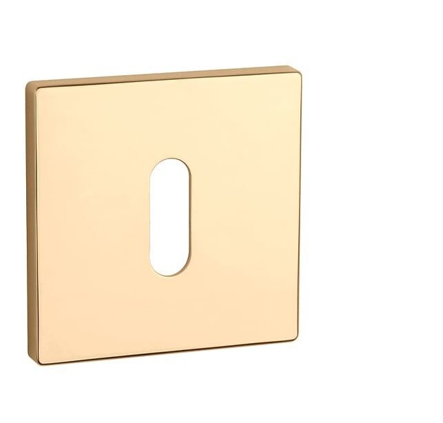 Ajtórozetta MP AS - HR 5S (OLV - Polírozott lakkozott sárgaréz)