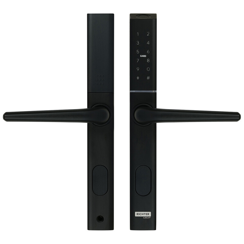 Richter digitális kilincs DH.S3B-C.CE (fekete)