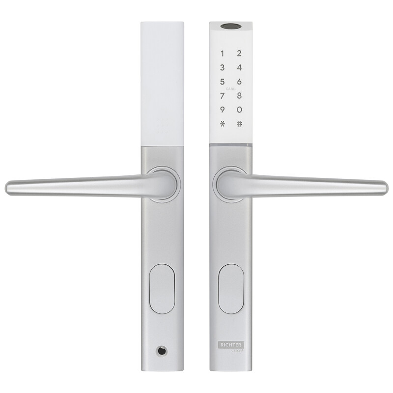 Richter digitális kilincs DH.S3B-C.STR (ezüst)