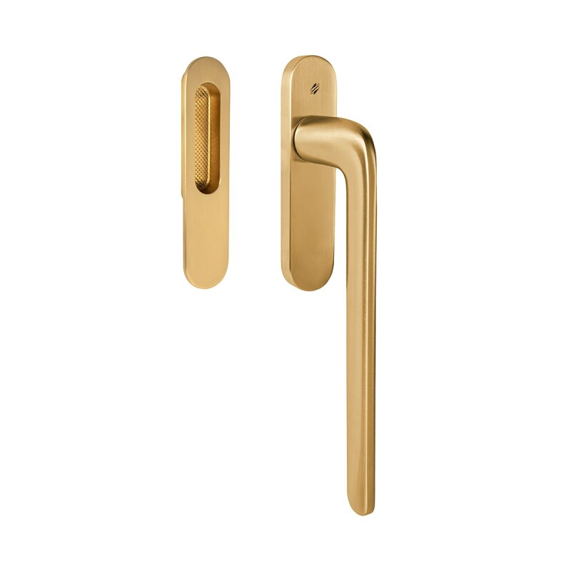 Tolóajtós kilincs MP CB - HS PORTAL ID313 - kilincs/héj (matt arany)