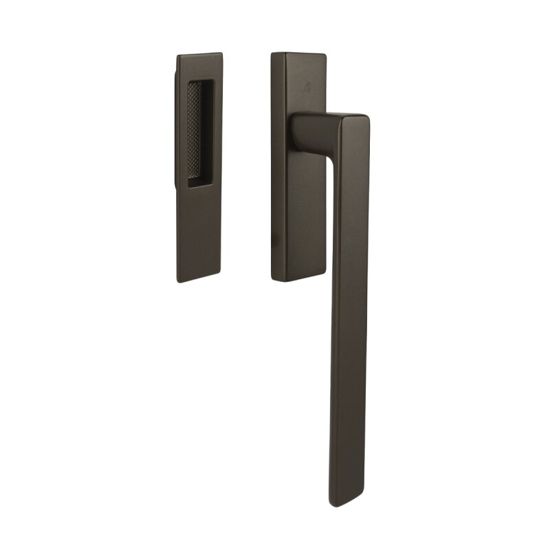 Tolóajtós kilincs MP CB - HS PORTAL MOOD DUE - kilincs/kagyló (Matt barna)