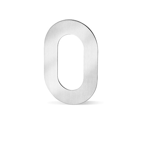 Homlokzati számok ACT - 12 cm (ROZSDAMENTES ACÉL)