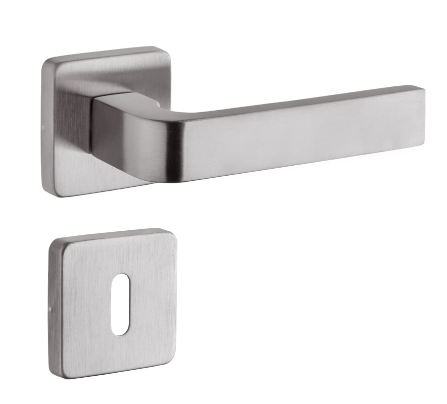 ROSTEX DANTE/H ajtóvasalat csapokkal (MAT ROZSDAMENTES ACÉL)