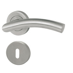 HOLAR ajtóvasalat kerek rozettával MT 05 (rozsdamentes acél)