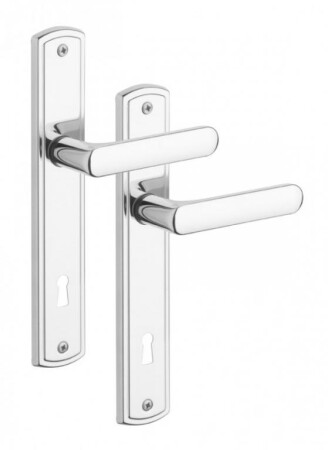 Ajtószerelvények ROSTEX PROFIO (fényes KRÓM - ROZSDAMENTES ACÉL)