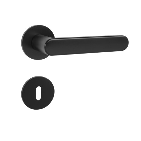 Ajtó vasalat MP TI - ROUND - R 3957 5S (BS - Fekete matt)