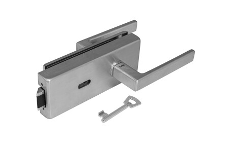 MP üveg LOCK fogantyúval SONIA 4025 - BB (OCS - szálcsiszolt króm)