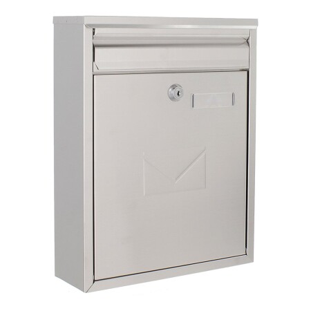 MAILBOX MP COMO - T04701 (BN - Szálcsiszolt rozsdamentes acél)