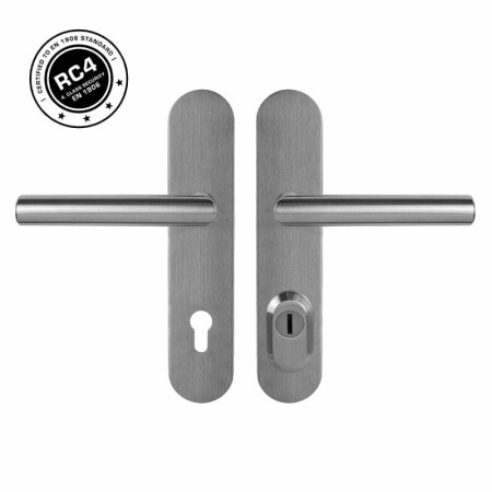 MP MPK biztonsági szerelvények - SECURO S01 PLUS - SO FAVORIT (BN - Szálcsiszolt rozsdamentes acél) - fedéllel