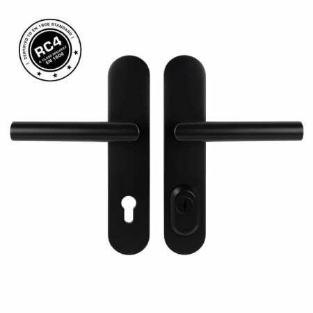 MP MPK biztonsági szerelvények - SECURO S01 PLUS - SO FAVORIT (BS - matt fekete) - fedéllel