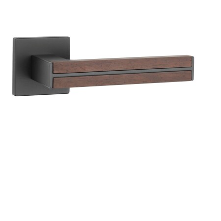 Ajtóvasalat MP AS - IMPERATA - HR 7S (BS - Matt fekete / szantálfa)