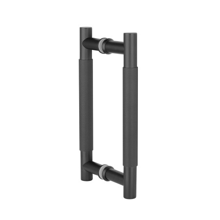 Ajtókilincs MP SH 1770 - pár (BS - Fekete matt) - Hossz: 250 mm200 mmØ 20 mm