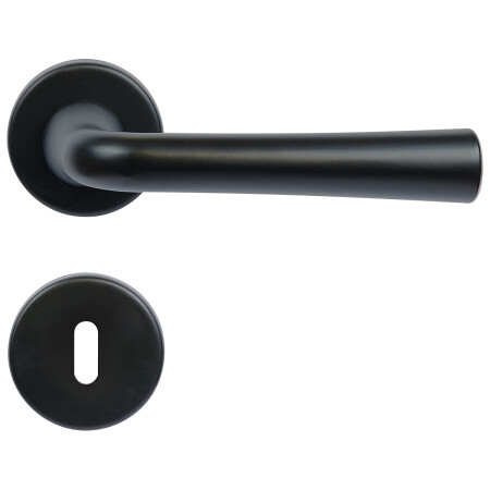 Ajtóvasalatok RICHTER RK.LOPAR (matt fekete)