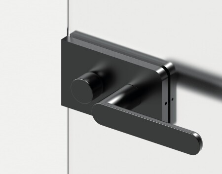 Üvegajtózár MP VM - TOTAL GLASS (BS - Matt Fekete)