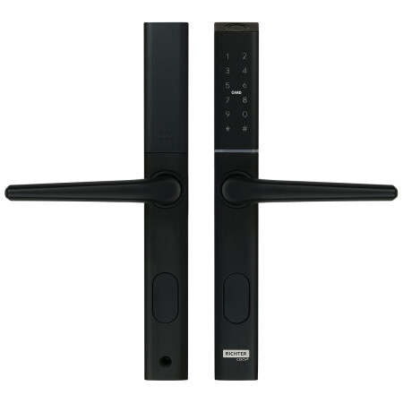 Richter digitális kilincs DH.S3B-C.CE (fekete)