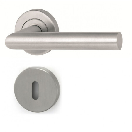 HOLAR MT 00 ajtóvasalat kerek rozettával (rozsdamentes acél)