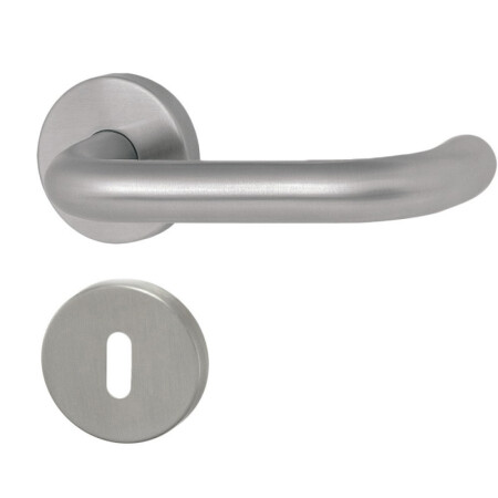 HOLAR MT 02 ajtóvasalat kerek rozettával (rozsdamentes acél)