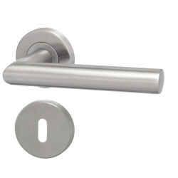 HOLAR ajtóvasalat kerek rozettával MT 11 (rozsdamentes acél)