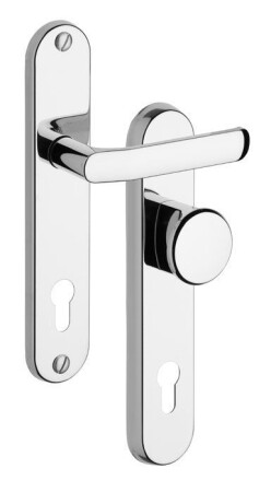 KIÁRUSÍTÁS ROSTEX 802/O BARYT biztonsági vasalat - kilincs/kilincs, tengelytávolság 92 mm, vastagság 60 mm (fekete)