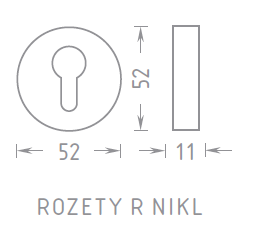 Rozetta szerelvényekhez ACT R BB (NICL)
