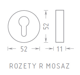 Rozetta szerelvényekhez ACT R WC (RÁRZSÉR)