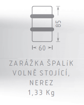 Padlóütköző ACT Szabadon álló blokk (ROZSDAMENTES ACÉL)