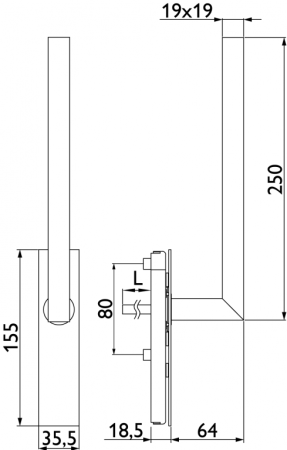 Ablakszerelvények TWIN HS PORTAL ALFA HR H 1836 UGL (E)