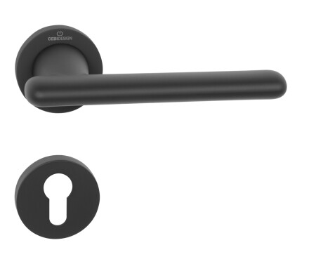 Ajtószerelvények MP CE - CASTA - R (BS - Matt fekete)