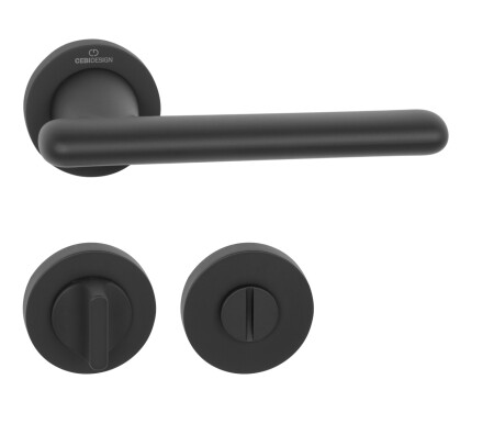 Ajtószerelvények MP CE - CASTA - R (BS - Matt fekete)