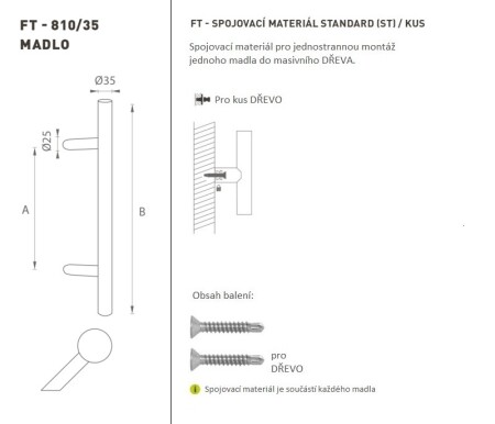 AJTÓKINCS MP kód K10 Ø 35 mm ST - db (WS - Fehér matt)