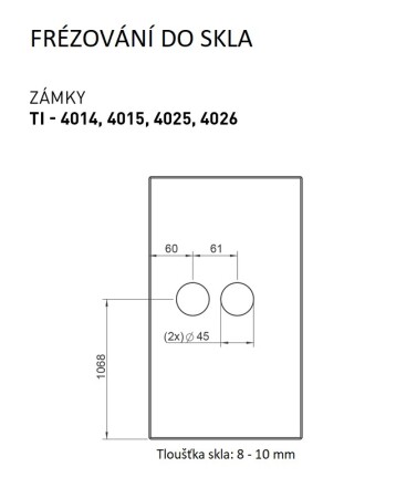 MP üveg LOCK fogantyúval SONIA 4015 - PZ (NP - Nikkelgyöngy)