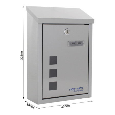 MAILBOX MP CASA - T06047 (rozsdamentes acél)