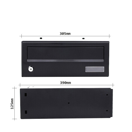 MAILBOX MP ELM MZ - T05830 (fekete)
