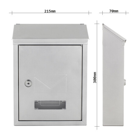 MAILBOX MP UDINE - T02955 (ezüst)